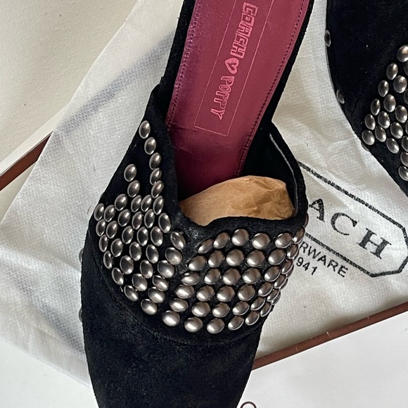 COACH STUDDED PATCH CLOGS FOR WOMEN - Picture 7 of 9